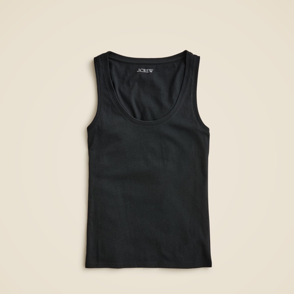J. Crew Vintage Cotton Scoopneck Tank Top SZ MED
